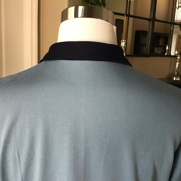 Ralph Lauren Polo Sport Shirt Men’s Large Vintage Blue All Cotton Soft Knit - Picture 6 of 16